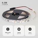 Kit 6,5M Tira de LED 6W/M IP20 Azul preparado