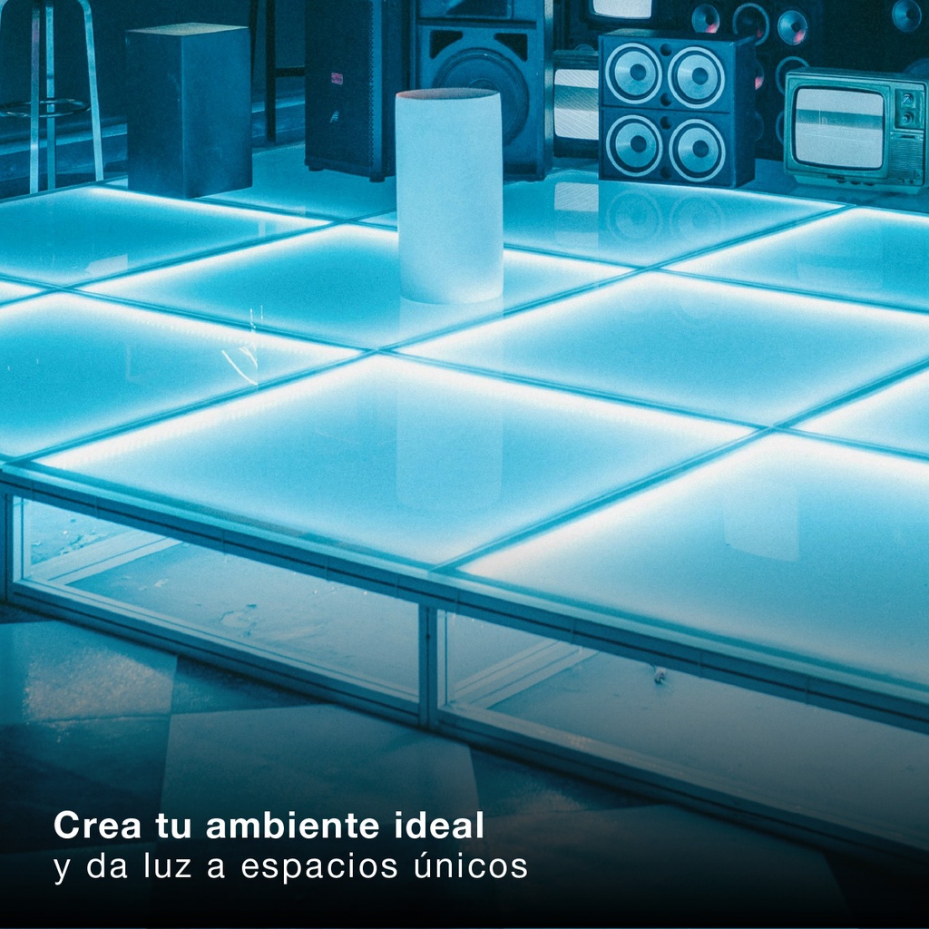Kit 6,5M Tira de LED 6W/M IP20 Azul preparado