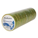 Cinta aislante eléctrica PVC 20M Amarillo y Verde - 10u retráctil