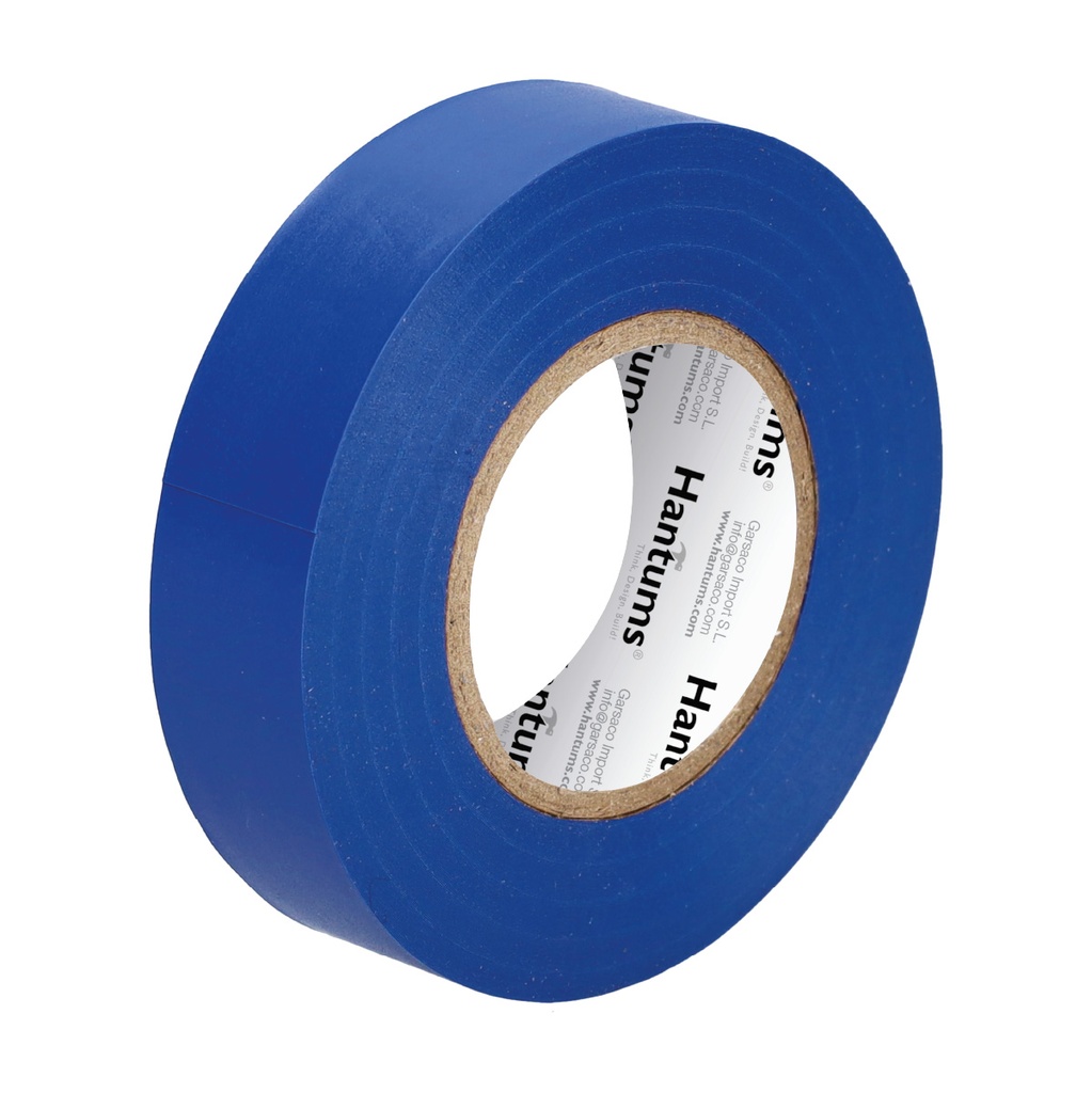 Cinta aislante eléctrica PVC 20M Azul - 10u retráctil