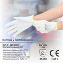 Guante trabajo piel flor vacuno - Talla 7