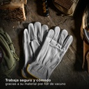 Guante trabajo piel flor vacuno - Talla 7