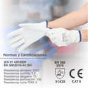 Guante trabajo piel flor vacuno - Talla 8