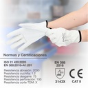 Guante trabajo piel flor vacuno - Talla 11