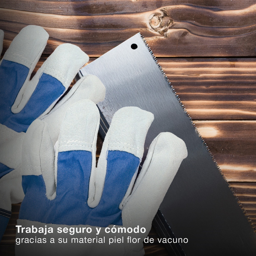 Guante trabajo piel de serraje - Talla 11