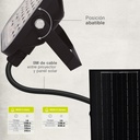 Proyector solar LED Pamol con sensor de movimiento y crepuscular 200W 6500K IP65 Negro
