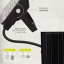 Proyector solar LED Pamol con sensor de movimiento y crepuscular 300W 6500K IP65 Negro