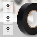 Cinta aislante elect.PVC 20M Negra 25mm-Retrac.10u