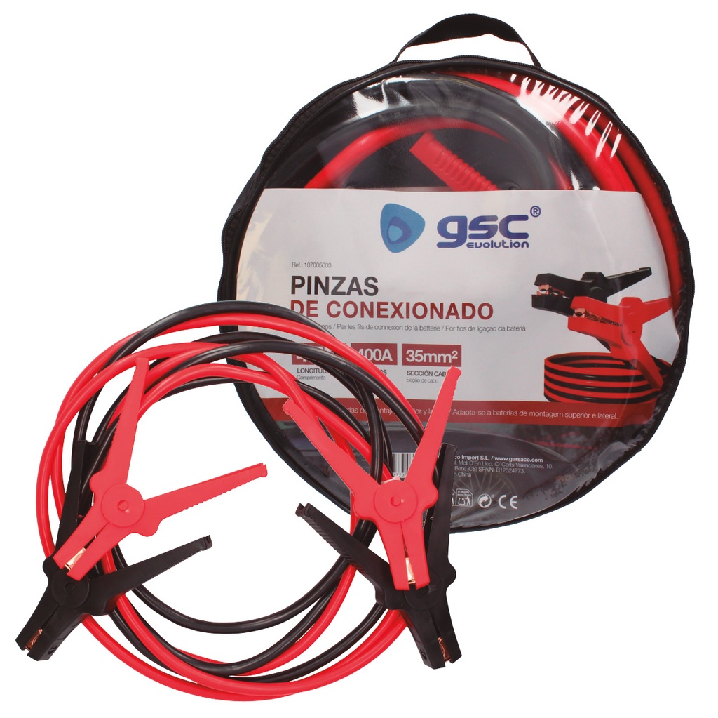 Pinzas conexionado 35mm2 4,5M 400A