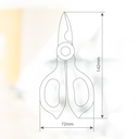 Tijeras Prof.electricista diseño ergonomico-Blist.