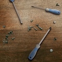 Set 6 destornilladores - 3 planos y 3 Philips