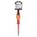 Destornillador aislante plano 3x75mm