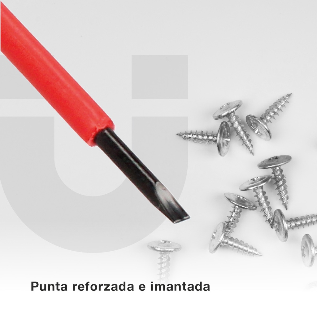 Destornillador aislante plano 5,5x125mm