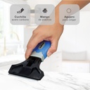 Rasqueta profesional con cuchilla de acero y 4 recambios