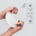 Downlight empotrable LED redondo Belur 6W 4000K Blanco