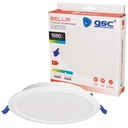 Downlight empotrable LED redondo Belur 12W 4000K Blanco
