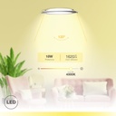 Downlight empotrable LED redondo Belur 18W 4000K Negro
