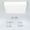 Downlight superficie LED cuadrado Vasan 18W 6500K Blanco