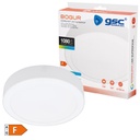 Downlight superficie LED redondo Bogur 12W 6500K Blanco