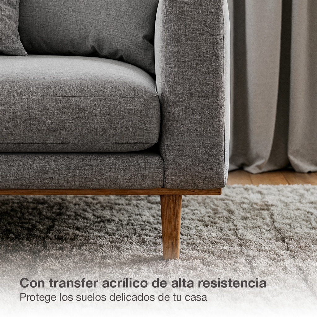 Set 6 fieltros adhesivos redondos Ø30mm - Marron