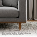 Set 4 fieltros adhesivos redondos Ø38mm - Marron