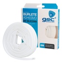 Burlete de silicona adhesivo 9mm 6M Blanco