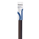 Burlete adhesivo PVC con flecos 1M - Marrón