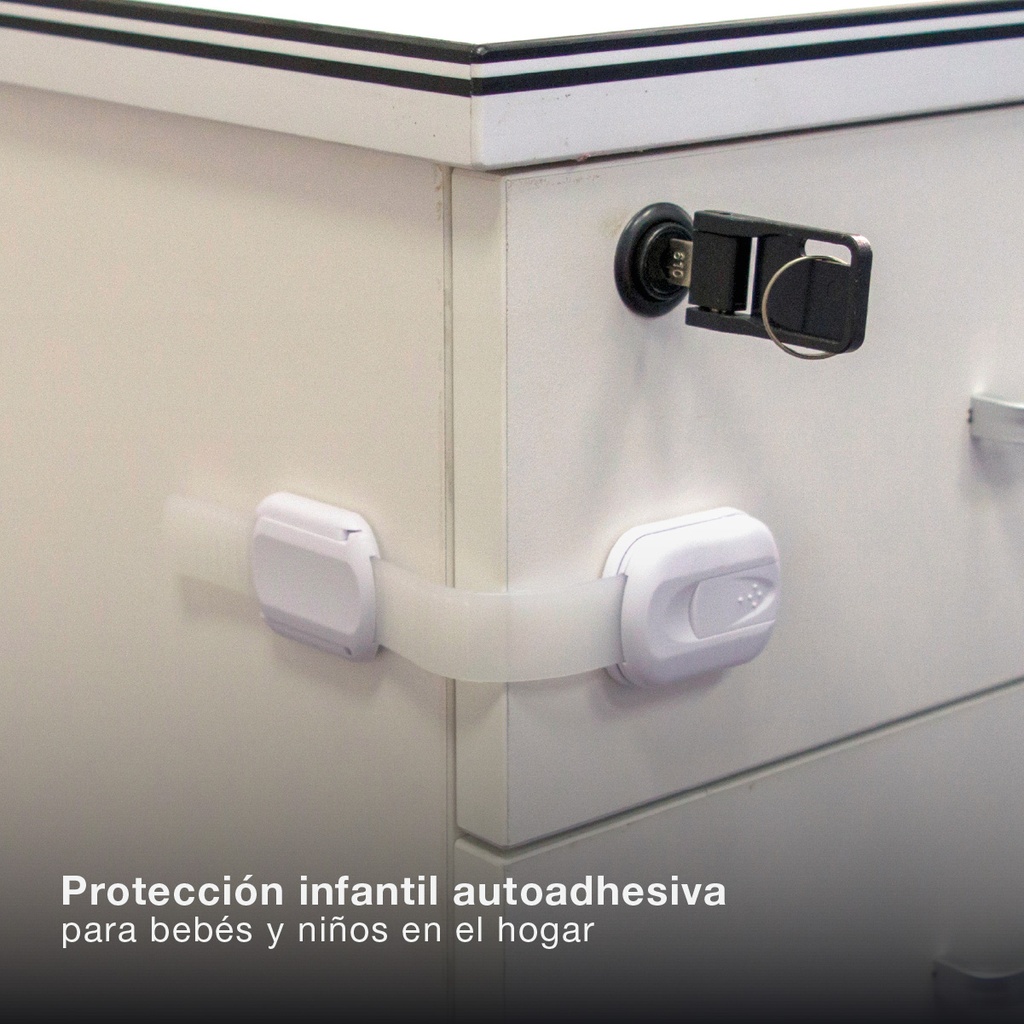 Pack 3 Cierres de seguridad regulable para puertas