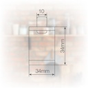Pack 4 Seguros para ventanas correderas