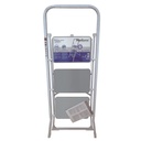 Taburete acero 3 peldaños Máx. 150KG