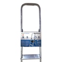 Escalera aluminio 5 peldaños Max. 150kg