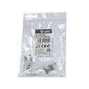 Kit 10 clips y tornillos sujeción pared para tiras LED 12mm 