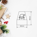 Figura decorativa navideña - 24u caja exp