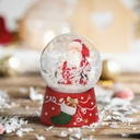 Bola de nieve navideña Ø4,5cm - 12u caja exp