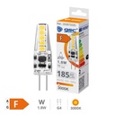 Bombilla LED SMD 1,8W G4 3000K 12V