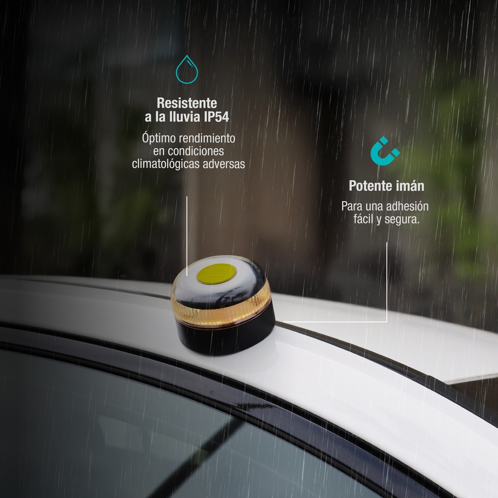 Baliza señalización de emergencia V16IoT-SoS con geolocalización