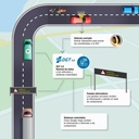 Baliza señalización de emergencia V16IoT-SoS con geolocalización