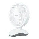 Ventilador sobremesa Zawadi Ø18cm 5W motor DC Blanco 