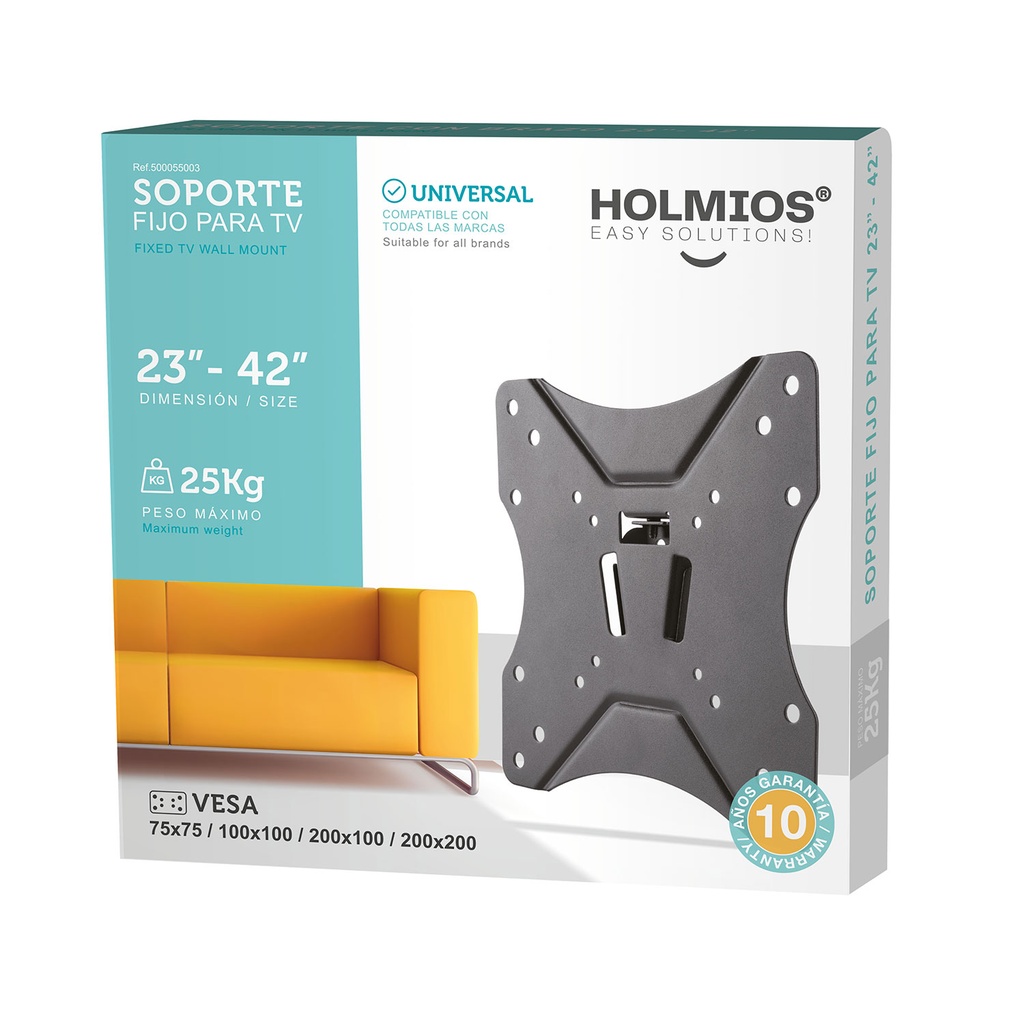 Soporte de TV fijo 23" - 42"