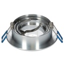 Aro empotr. Aluminio Liso redondo