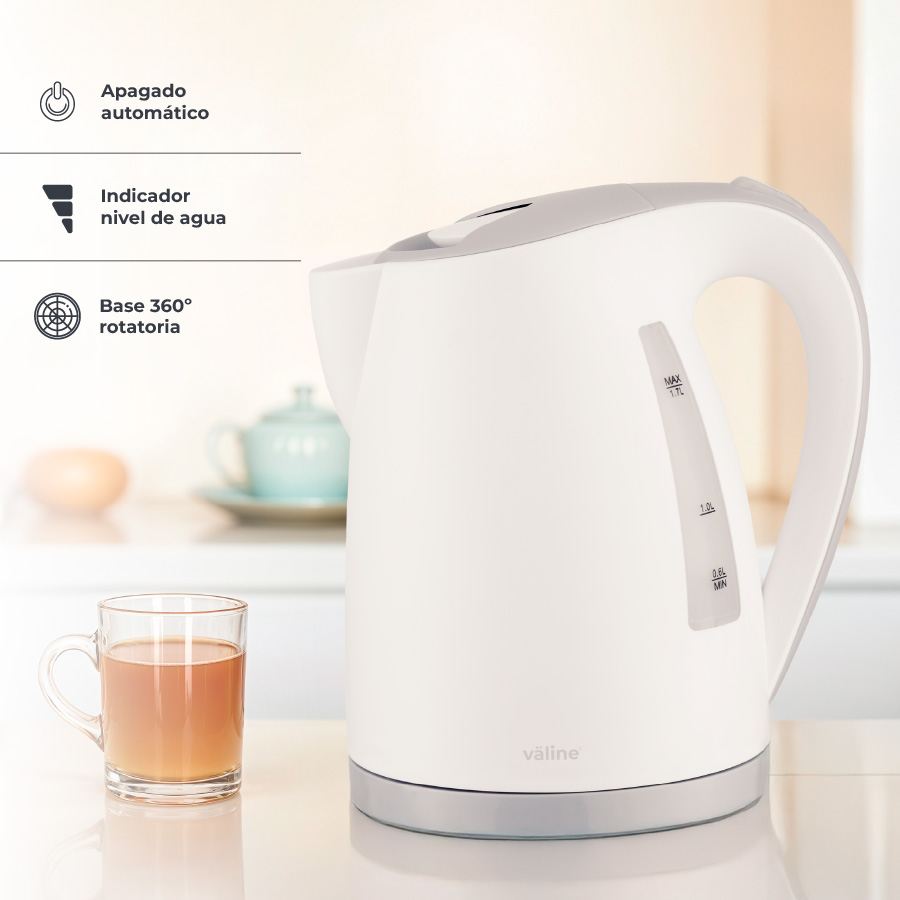Hervidor de agua Adala 1,7L 2200W