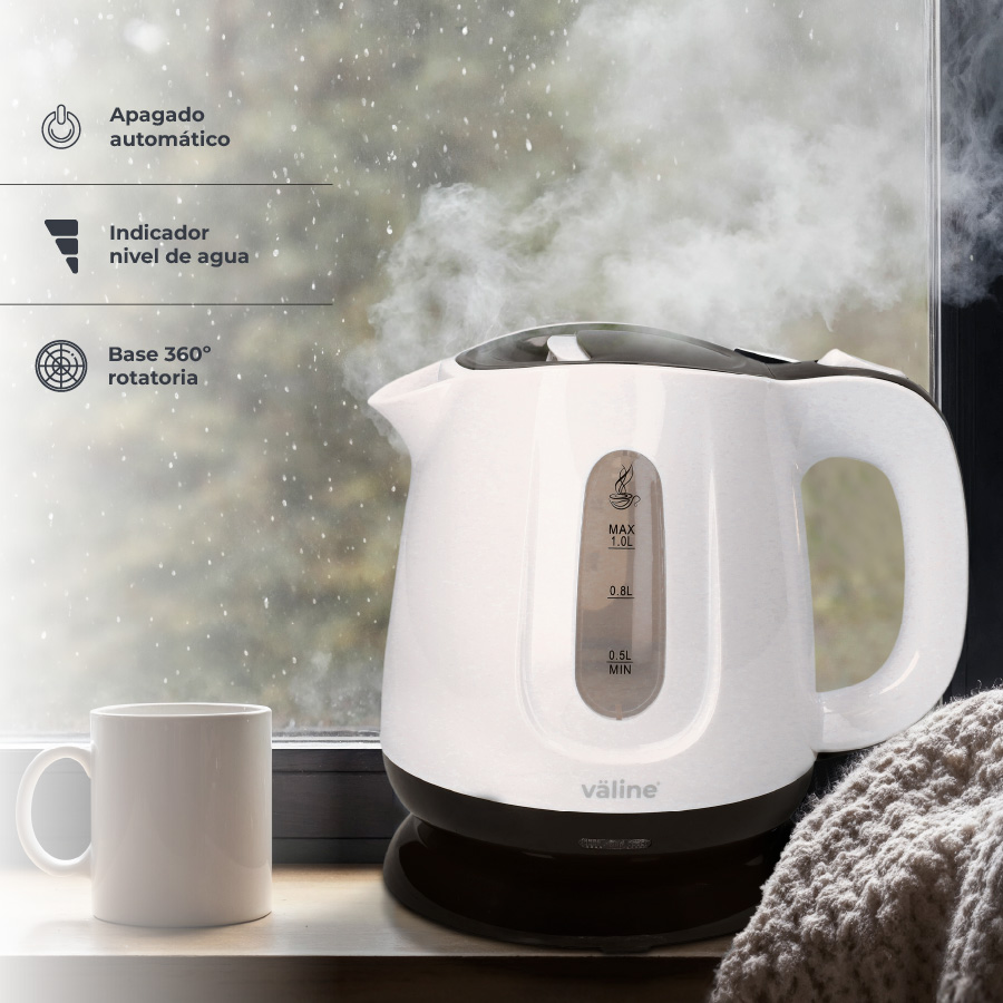 Hervidor de agua Camili 1L 1100W