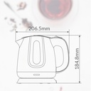 Hervidor de agua Camili 1L 1100W