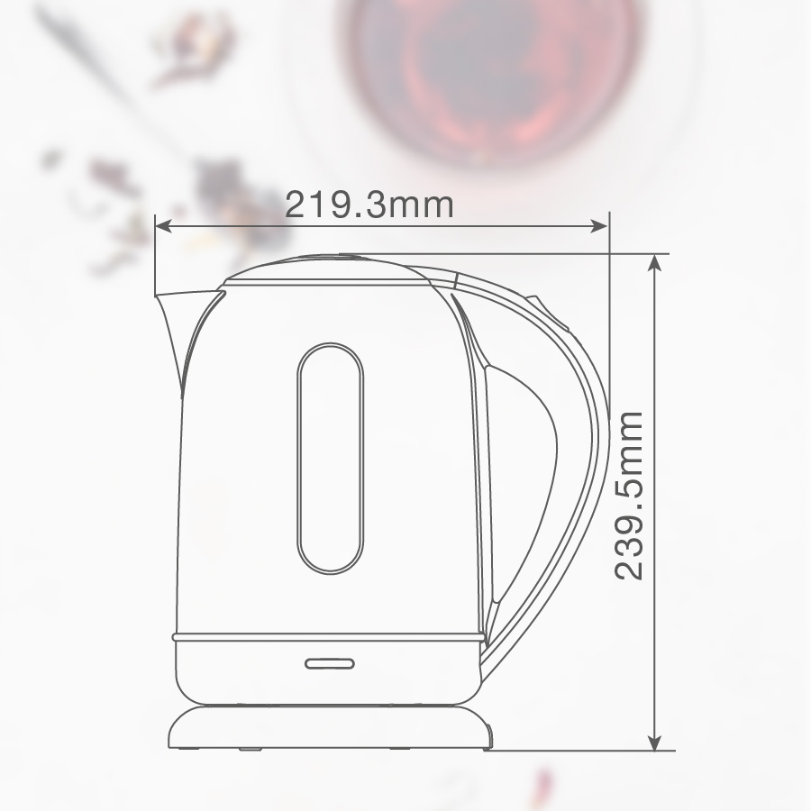 Hervidor de agua Isabey 1,7L 2200W