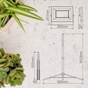 Foco LED con trípode 1x50W 6500K IP65