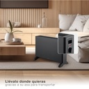 Calefactor eléctrico convector Selatin Máx. 2000W Negro 