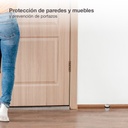 Tope puertas Ø36x35mm mate cilíndrico