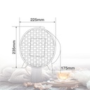 Calefactor eléctrico vertical cerámico Pantu Máx. 1500W