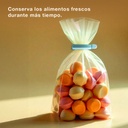 Bolsa 12 pinzas de plástico pequeñas cierra bolsas