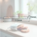 Bolsa 12 pinzas de plástico grandes cierra bolsas